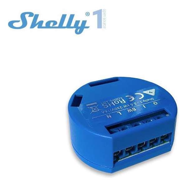 Shelly 1 WiFi bestuurbare Relay Switch