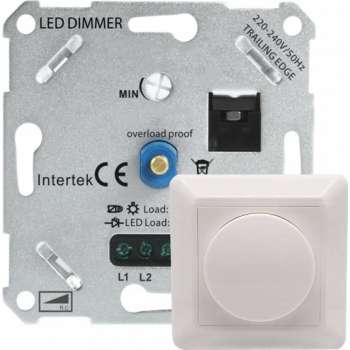 LED Dimmer 3-350 Watt 220-240V - Fase Afsnijding - Universeel - Compleet