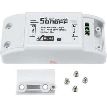 5 stks SONOFF® Basic DIY WIFI Draadloze Schakelaar Voor Smart Home Met ABS Shell Mobiele APP Timer Socket