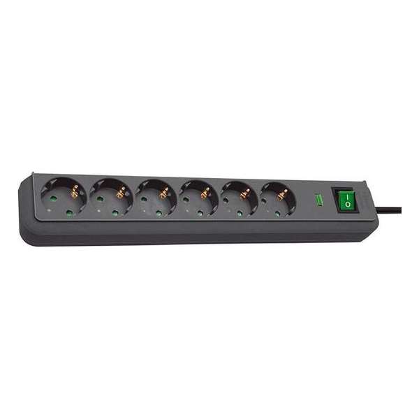 Brennenstuhl Eco-Line Surge Protection 6x