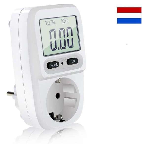 Energiemeter Verbruiksmeter – Energiekostenmeter Stopcontact – KWh Meter – Elektriciteitsmeter