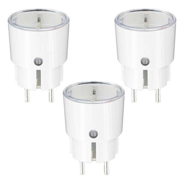 Hihome Eurostekkers - WPP-16S 3-pack - Wit