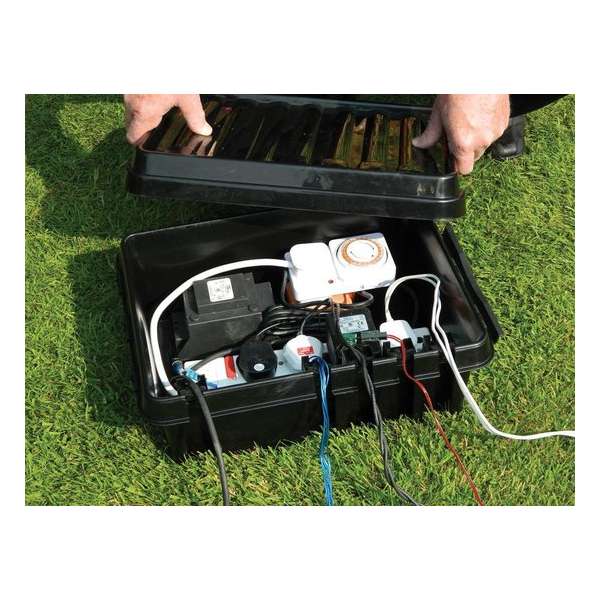 Dribox waterproof elektra kabelbox voor buiten in de tuin IP55 ( Groot model )