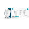 3-pack Hihome Slimme Stekker - Smart WiFi Plug Gen2 16A met Energiemeter en Bluetooth Easy Connect