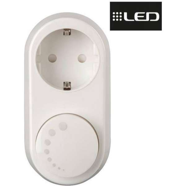 Stekkerdimmer LED 5-150Watt Wit