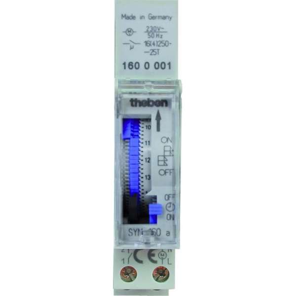 Theben 1600001 SYN 160a - analoge schakelklok met dagprogramma, schakelklok