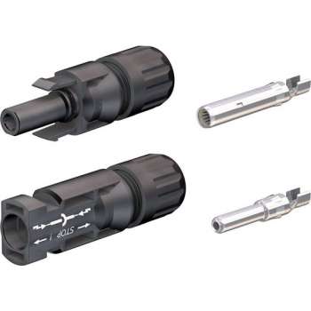 Staubli MC4 connector set (male + female) - 10 STUKS