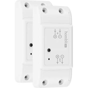 2x Hombli Smart Switch - Wifi Schakelaar  –  Bediening via Mobiele App – 2300W