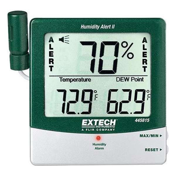 EXTECH 445815: Hygro-Thermometer VochtigheidSalarm met Dauwpunt