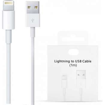 Apple ipad iphone 6 / 7 / 8 / 10 / x / 11 / 12 / - 8 pins usb oplader oplaadkabel 1 m meter lightning