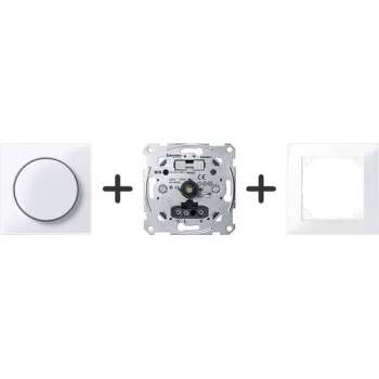 Draaidimmer Druk-Uit-Schakelaar Compleet - Actief Wit - M-Pure - Schneider Electric - MTN5131-3625_TO