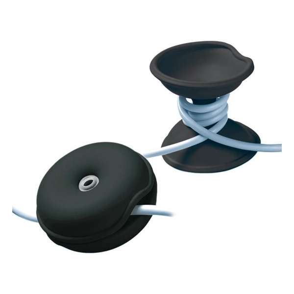 snoeren organiseren met Cable Turtle Medium zwart | 2 stuks