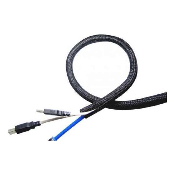 Bosscom zelfsluitende kabel hoes 25mm zwart - per meter