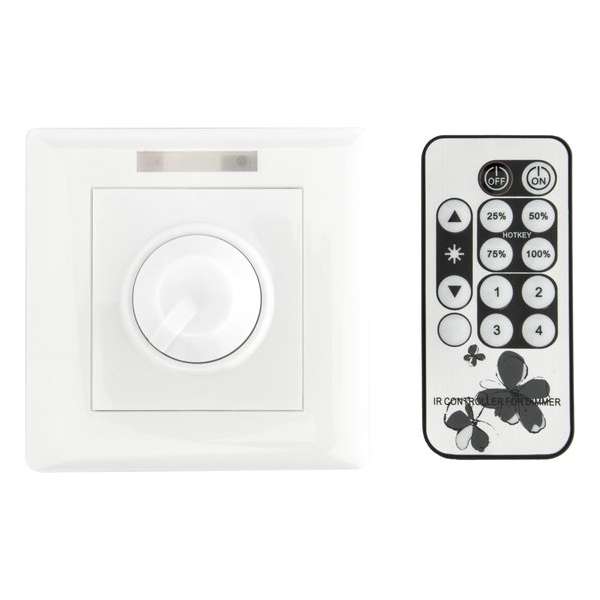 Groenovatie LED Dimmer 230V - Fase aansnijding - 2W-300W - Incl. Afstandsbediening