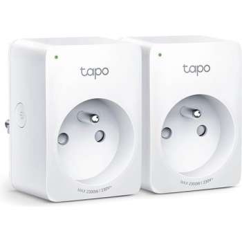 Tapo P100 - Slimme wifi stekker - Voor Belgische stopcontacten - 2-pack