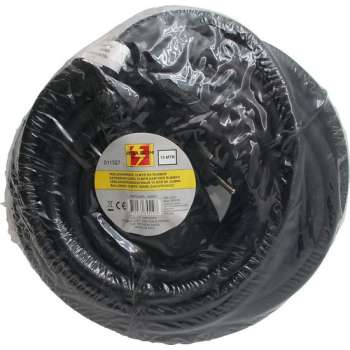 Verlengsnoer Rubber Met Randaarde 3x1,5mm   Voor Binnen En Buiten (15 Meter)