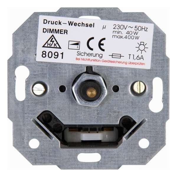 Kopp universele druk/draaidimmer 40-400w wissel inbouw R