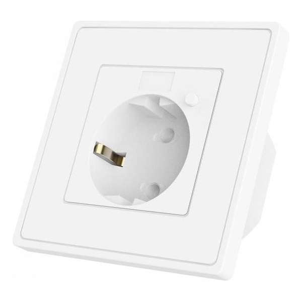 WOOX R4054 Smart inbouw stopcontact powered by TUYA [16A, 3680W, Wi-Fi, White]