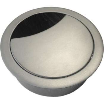 Aluminium kabelpot RVS  80mm