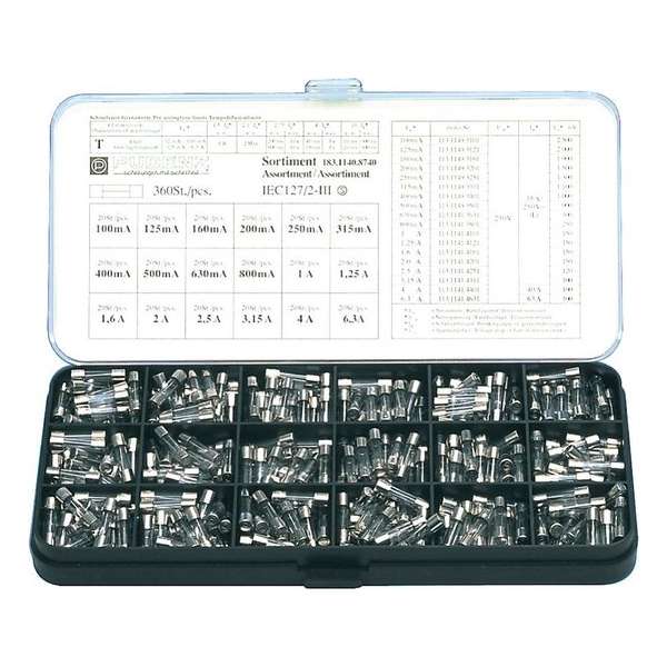 Fixapart ZKS ASS Assortiment Glaszekeringen 5x20 Snel