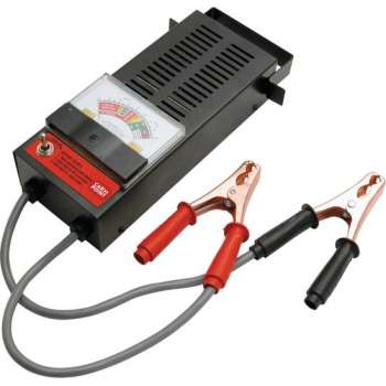 Carpoint Auto Accutester Metaal - Geschikt Voor 6 en 12 Volt Accu's