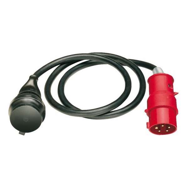 Brennenstuhl Adapterkabel Cee Ip44 400v 1,5 Meter Rubber Zwart