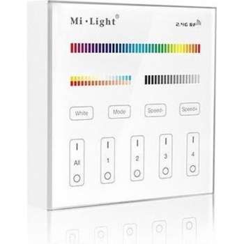 4-Zone RGB+CCT Smart Panel Remote Controller - B4 Mi-light 2.0