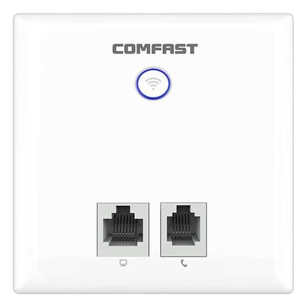 COMFAST CF-E537AC  WIFI telefoon/internet-wandcontact POE inbouw, 750Mbps Dual Band Wireless Router Repeater