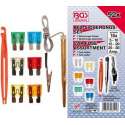 Assortiment Auto Zekeringen - Steekzekeringen - Standaard - Inc. Zekeringtester en Zekeringtrekker  - 92 Delig - BGS8124