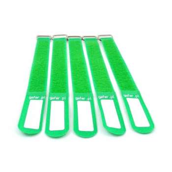 GAFER.PL Tie Straps - kabelbinders - 25x550mm - 5 stuks - groen