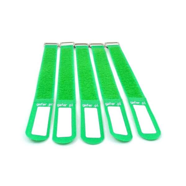 GAFER.PL Tie Straps - kabelbinders - 25x550mm - 5 stuks - groen