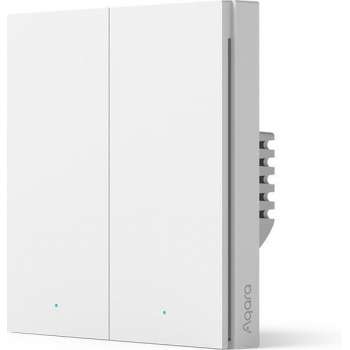 AQARA Smart Wall Switch H1 (met nuldraad, dubbele drukker), Zigbee 3.0 - Homekit