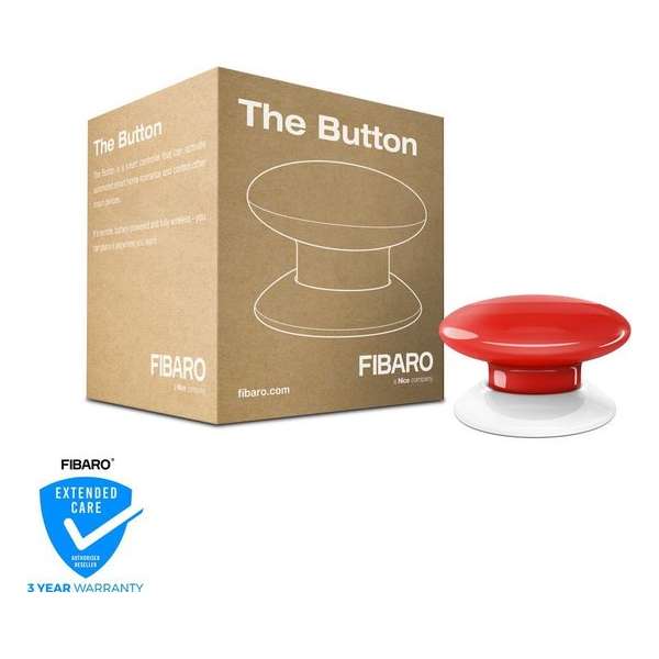 FIBARO The Button - Scène schakelaar - Rood