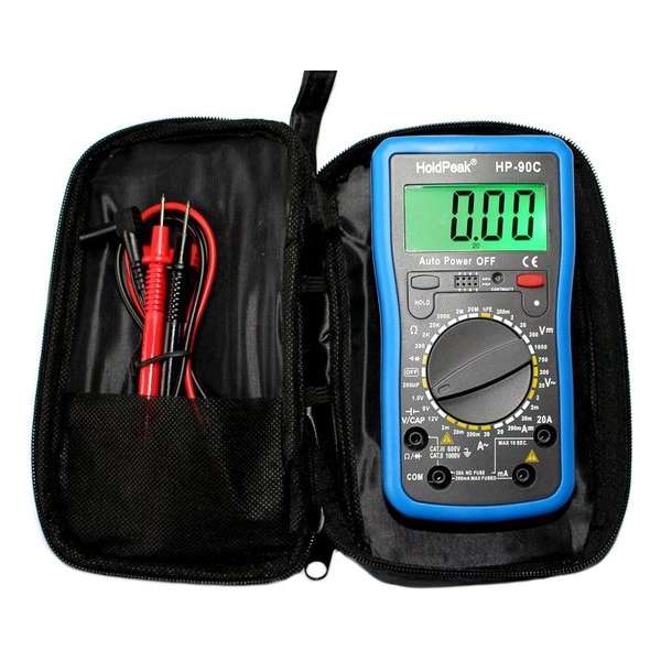 Multimeter met Batterij Tester