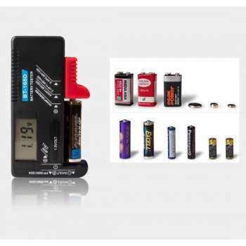 Batterijtester - Batterijen Meter - Digitale Accutester - Eenvoudig Batterijen Testen