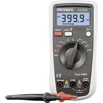 VOLTCRAFT VC165 TRMS Multimeter Digitaal CAT III 600 V Weergave (counts): 2000