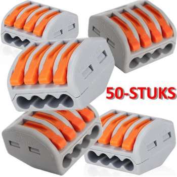 Wago Lasklem PCT-214 222-414 | 4 Klemposities | 50-Stuks