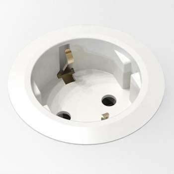 Powerdot mini 51mm inbouw stopcontact wit