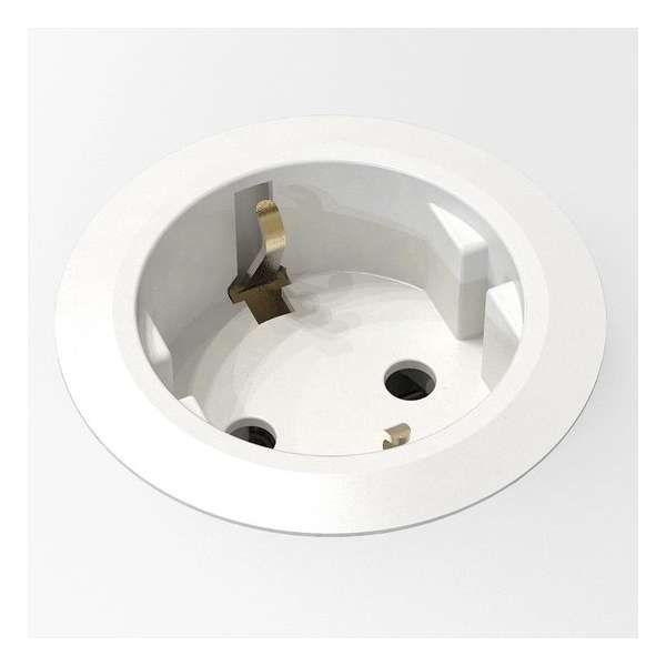 Powerdot mini 51mm inbouw stopcontact wit