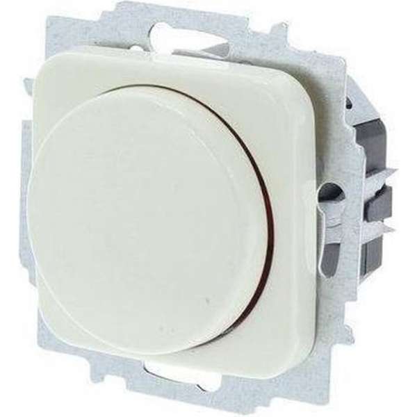 Busch-Jaeger SI Inbouw Dimmer - Tot 400W - Draai-Uit - Crème (niet geschikt voor LED)