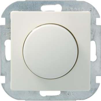 PLIEGER dimmer | serie Luna | 230V halogeen- en gloeilampen | 50 - 300 watt | druk aan/uit | wit