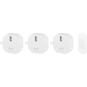 Smartwares SH4-99557 Draadloze Inbouwschakelaar set – Incl. afstandsbediening -  Plug & Connect – 1000W