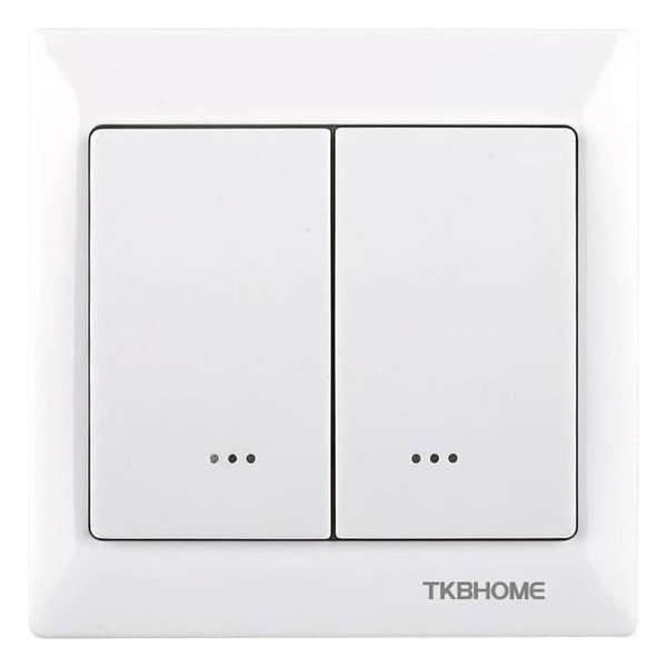 Z-Wave dual wall switch (White)