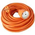 Verlengsnoer voor tuinkabel HO5VVF 2 x 1,5 mm2 oranje 25m