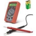 MAXWELL - Multimeter Digitaal en Universeel - Spanningsmeter/Diodetest/Weerstandsmeter- Inclusief GRATIS 9V Batterij