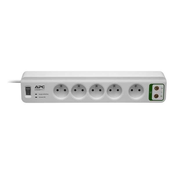 APC PM5V-FR 5AC- uitgang(en) 230V 1.83m - Overspanningsbeveiliging - Wit