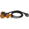 Relectric Pro Verlengsnoer - 5 meter - 3-voudig - 3600W - RELEC493135