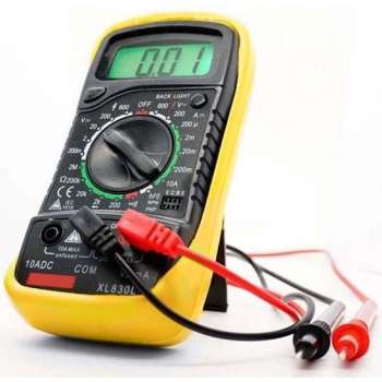 Digitale Multimeter met Backlight Inclusief 9V Procell