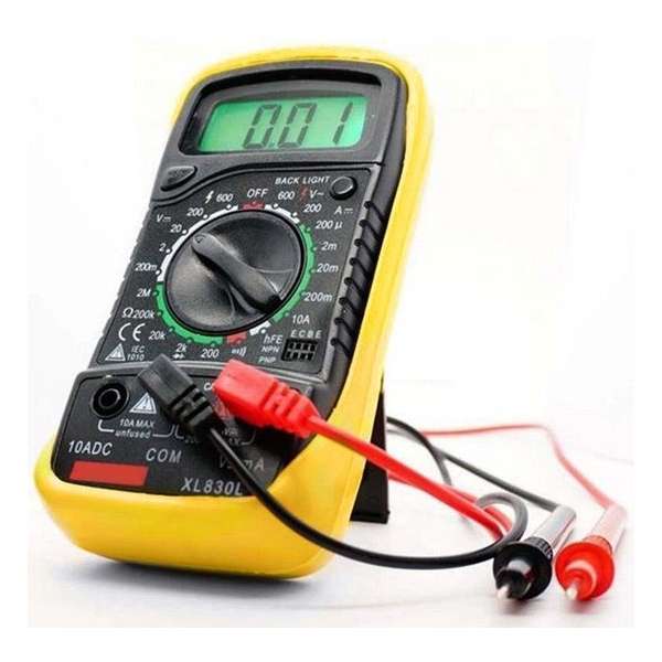 Digitale Multimeter met Backlight Inclusief 9V Procell