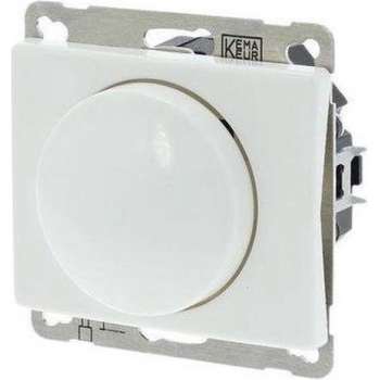 BERKER Arsys dimmer - 230V verlichting en halogeen  - Inbouw - 60 tot 400 watt - Wit